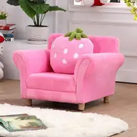 在飛比找樂天市場購物網優惠-兒童沙發椅可愛卡通布藝草莓沙發粉紅公主寶寶沙發幼兒園組合XW