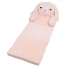 (3 Layers)Foldable Kids Sofa Pink Dog Sponge Pull Out Kids Couch Soft A
