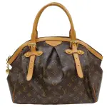 【二手名牌BRAND OFF】LOUIS VUITTON 路易威登 棕色 原花 PVC塗層帆布 TIVOLI GM 手提包 M40144