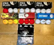 Brand New 18 Golf Ball Lot Callaway Red Superfast Taylormade Distance+ Vice Pro+