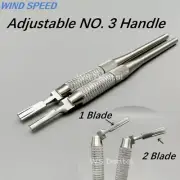 Dental Scalpel Handle Surgical Stainless Steel Knife Blade holder #3 Adjustable