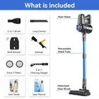 UMLO N3S Cordless Vacuum Cleaner , 6-in-1Lightweight, 40 Min Max Runtime, Rechar