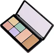 Color Correcting Concealer | Cream 6 Colors Concealer Palette Contour Palette with Brush - Waterproof Makeup Palette Full Coverage Correcting Concealer for Blemishes