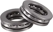 VENEKA 2 Pcs Axial Ball Thrust Bearing 51104 20 x 35 x 10mm
