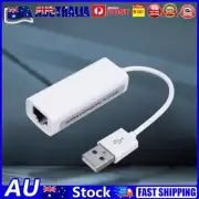 USB Ethernet Adapter Anti-interference Wired Card USB2.0 for Macbook Wii Tablet