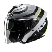 F31 Naby Black Grey Jet Helmet
