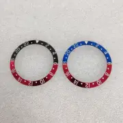 Watch Bezel Insert Protective Ring Replacement GMT Green Luminous Bezel Aluminum