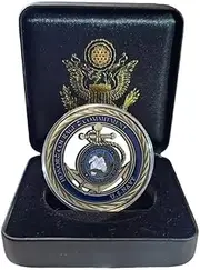 U.S. Navy Core Values Challenge Coin with Gift Box for Souvenir Gift