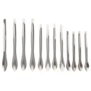 12Pcs Stainless Measuring Spoons for Science Lab Experimenting