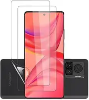[Rcokas] Protective Film for Motorola Edge 30 Ultra [Pack of 2] for Motorola Edge 30 Ultra 5G Screen Protector [Soft TPU] Protective Film [HD Screen Protector] [Ultra Clear]