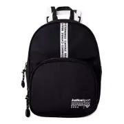 NWT Justice Girls Solid Black Mini Backpack Purse