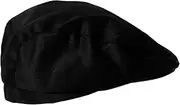 [FOMIYES] Chef Hat for Men Women Comfortable Breathable Restaurant Cap for Kitchen Bakery Cooking Schools Prevents Hair Contamination Design Black