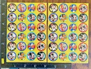 MICKEY MOUSE, DONALD DUCK AND FRIENDS, PACK 2 SHEETS BEAUTIFUL STICKERS #DIS88