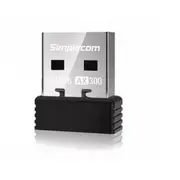 Simplecom Nw106 Ax300 2 4Ghz Wi Fi 6 Usb Wireless Nano Adapter