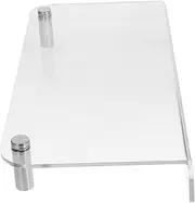TEHAUX Monitor Stand Riser for Computer Multi Functional Desktop Organizer with Legs Space Saving Design Reduces Cervical Fatigue for Office Home