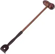 SAFIGLE Solid Wood Massage Hammer Roller Ball Stick Portable Back Scratcher for Home Use Promotes Relieves Fatigue present for Family Members