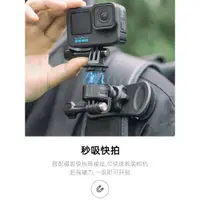 在飛比找ETMall東森購物網優惠-fujing 背包夾適用GoPro DJI大疆 影石Inst