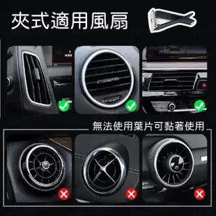 【FANCY LIFE】車用空調風扇(車用風扇 車載風扇 車用電風扇 汽車風扇 後座風扇 車用排風扇 桌面電風扇)