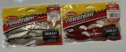 Berkley PowerBait 4'' Ripple Shad Fishing Soft Bait - 5 Pcs / Color - Select