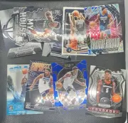 Panini Anthony Edwards 9 Card Lot Optic Mosaic Select Prizm Inserts Wolves