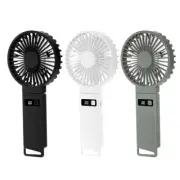 Portable Mini Small Fan USB Rechargeable Handheld Neck Fan Desk Fan for Office