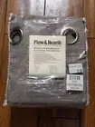 Plow & Hearth Madison Double Blackout Curtain Pair Grommet Top -106W x 84L-NIP