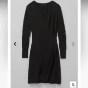 NWT Prana Bryce Bluff Dress black athletic size women's medium