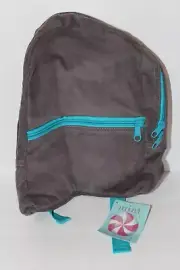 Kids Oh Mint OHMint Gray Teal Corduroy Small Backpack New