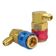 A/C Manifold Gauge Air Condition Quick Connector High Low Coupler Adapter R134a