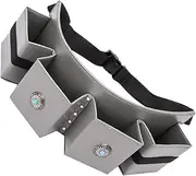 Beaupretty Professional Hairdressing Tool Set Salon Aprons Stylist Belt Scissor for Hairdressers Storage Bag Grey