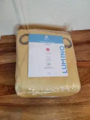 Two pair of Lumino HLCME Lopez Gold Velvet premiu curtains 54x96 NWT