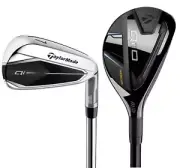 TaylorMade Golf Club Qi Combo 4-PW, AW Iron Set Stiff Steel New