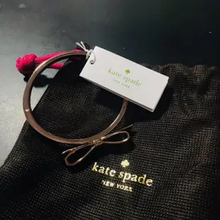 kate spade 蝴蝶結玫瑰金手環🎀