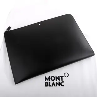 萬寶龍 Mont blanc Meisterstuck 大班系列牛皮革大手拿包(黑)