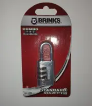 New Brinks COMBO 3 Dial Resettable combination PadLock 30mm STANDARD SECURITY