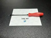 Snap-on Tools USA NEW RED Hard Handle 3/8" Flat Head Screwdriver SDD8A