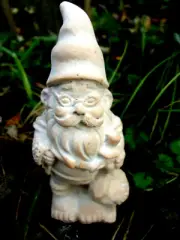 Latex gnome / flamingo mold plaster rapid set cement all mould 4"H x 1.25"W