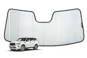 Genuine SNAPSHADES Front Windscreen Sun Shade for Nissan Patrol/Armada 6th Ge...