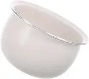 UTHCLO Ceramic Rice Cooker Inner Pot Replacement Non Stick Yogurt Maker Multi Function Cooking Container Removable Hemisphere Pot for Efficient Heat Distribution and Safe Meals