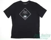 New Mens Travis Mathew T-Shirt XX-Large XXL Black MSRP $35