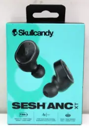 Skullcandy Sesh ANC XT In Ear Wireless Headphones - Black (BRAND NEW)