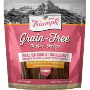 Triumph Grain Free Jerky Dog Treats 24 Oz; Salmon/Sweet