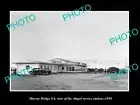 OLD POSTCARD SIZE PHOTO OF MURRAY BRIDGE SA THE AMPOL OIL SERVICE STATION 1950