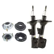 Front Shock Absorbers & Strut Mount Bearing Kit for Ford Fiesta WS WT 09-13