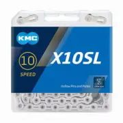 KMC X10SL Silver 10 Speed Bike Chain fit road mountain Shimano Campagnolo & SRAM