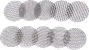 TopHomer 100PCS Stainless Steel Smoking Screens Pipe, Screen Filters, Pipe Filters Smoking Screens, Mesh Screens Gauzes Filter-10mm