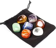 Chakra Stones Set,7 pcs Chakra Repair Crystal Stone Set Crystal Sets For Beginners Healing Crystals Allow You To Meditate, Heal, Dpiritually Swaken, And Relieve Anxiety