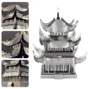 3D Metal Puzzle Yueyang Tower Model Kits DIY Assemble Hot~ UK-9 Creative S3Z0