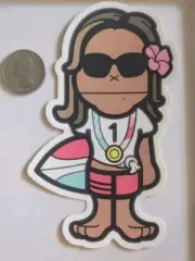 Sun Bum Carissa Moore Olympic Gold Medal Champion Rare Sticker 2sb