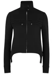 Courrèges Garter Twill Jacket - Black - 8 8